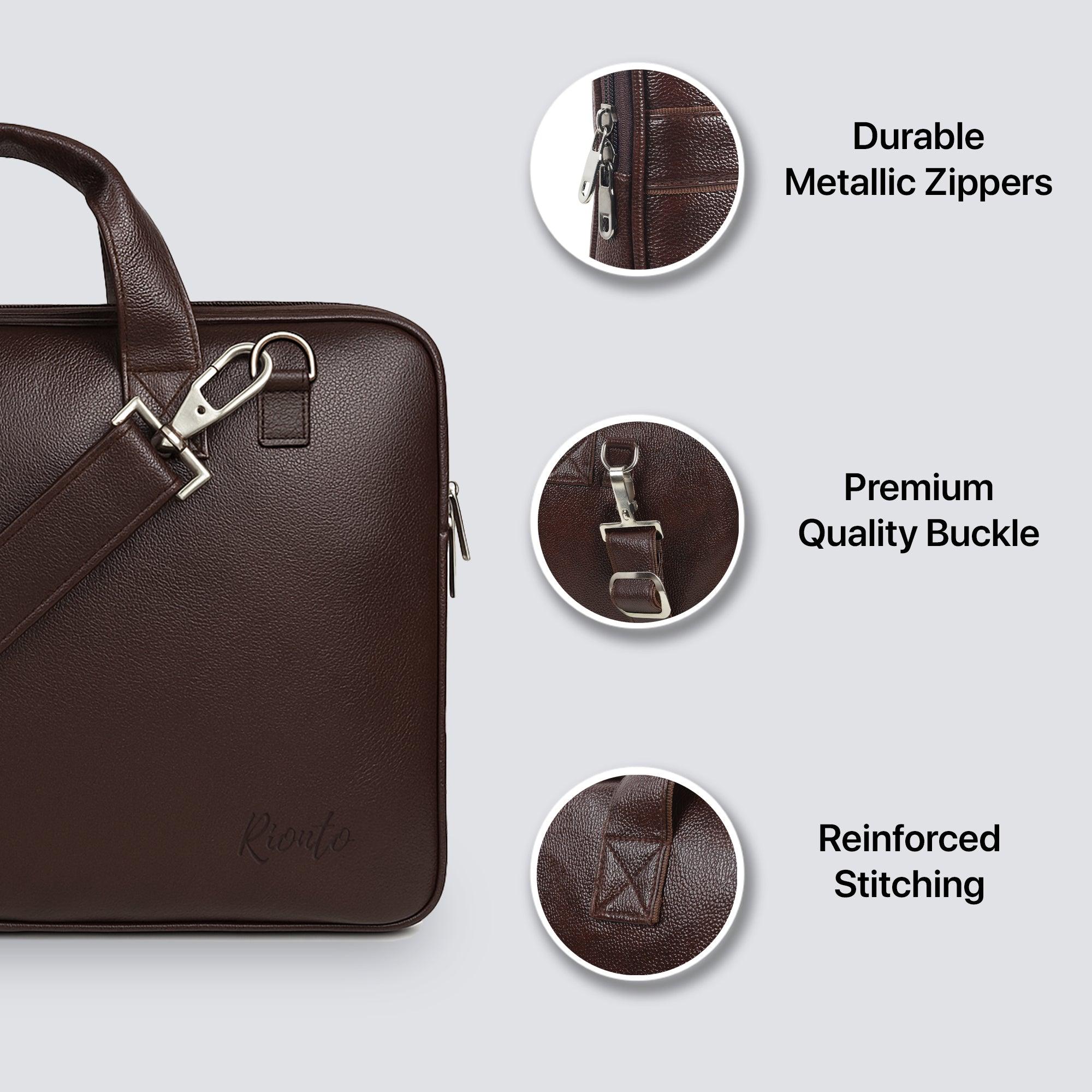 messenger bag comes with metallic zipper premium quality buckle good stitching