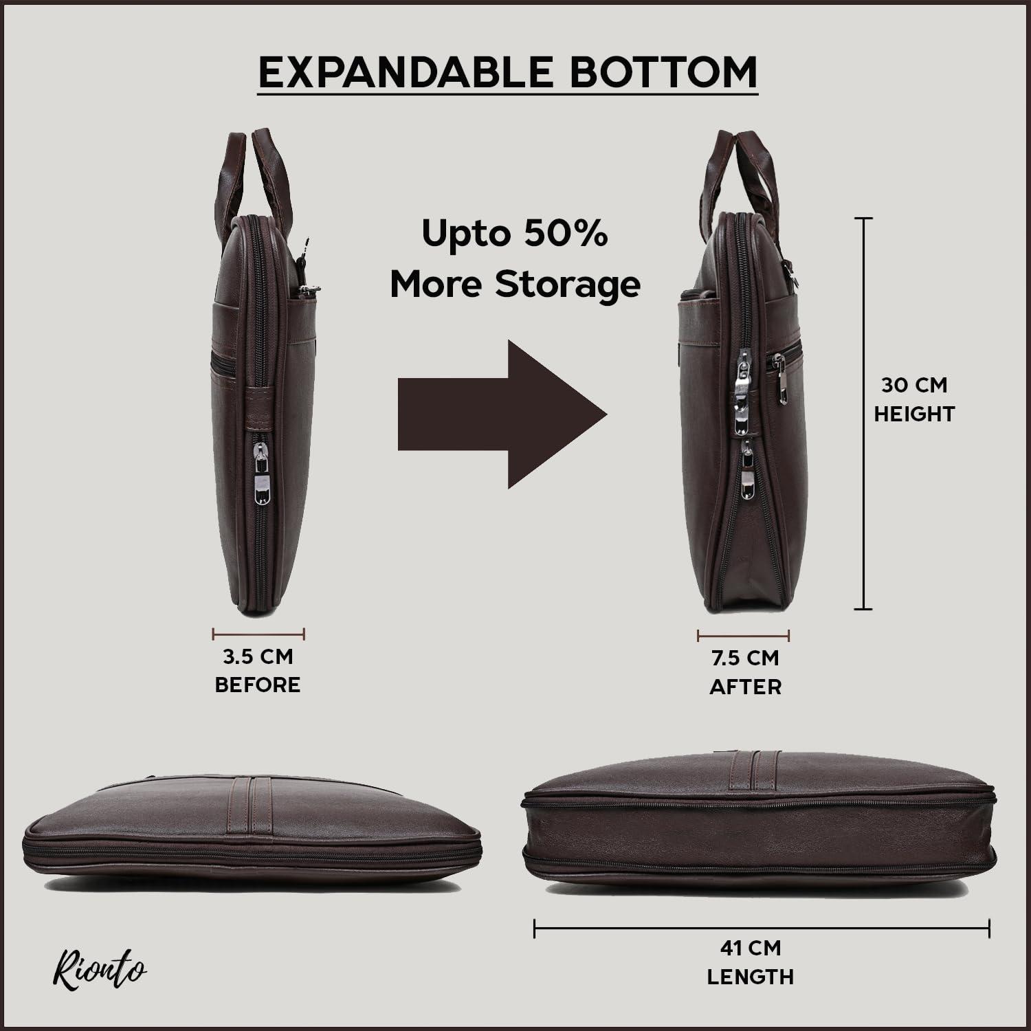 Professional unisex laptop bag with padded laptop compartment