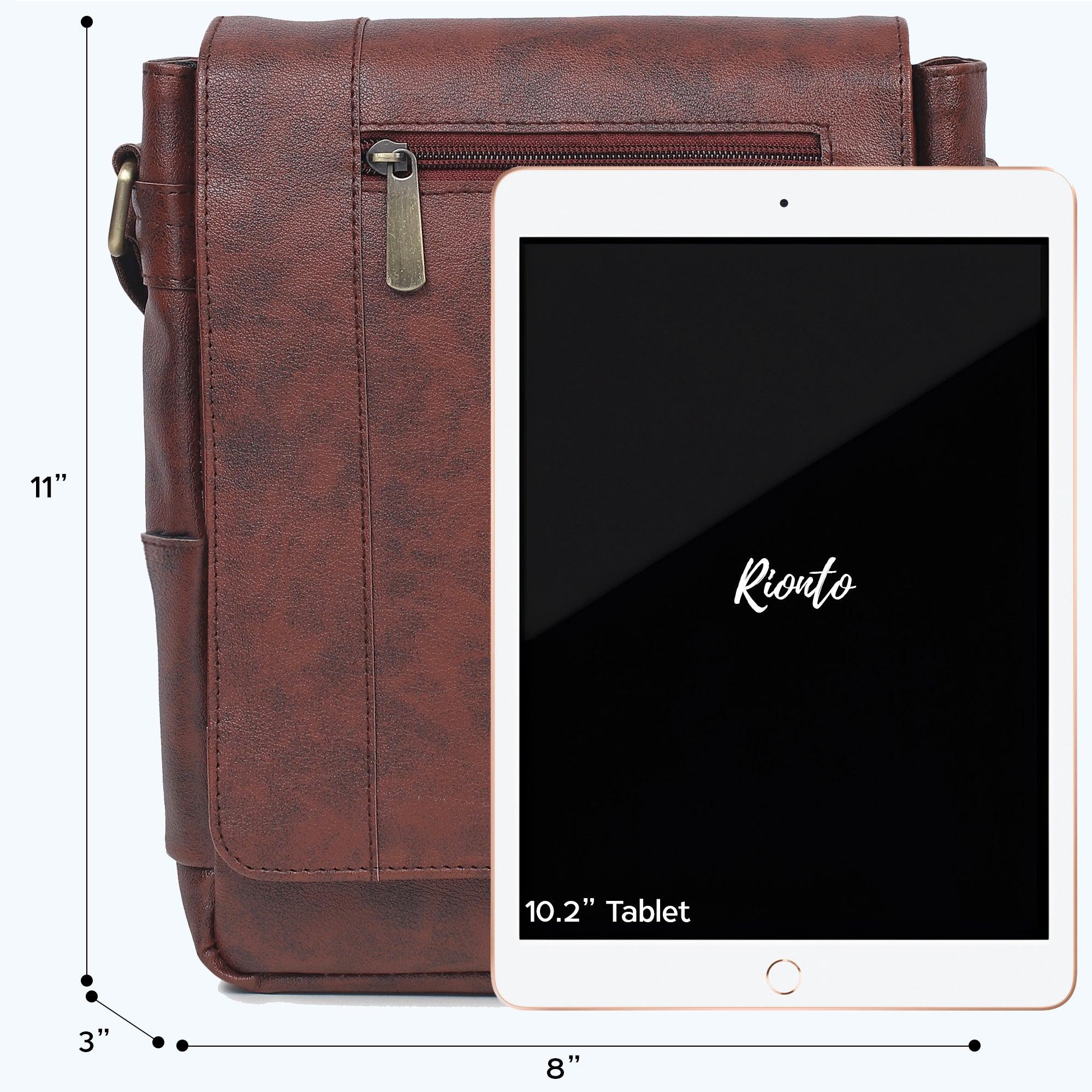 Stylish faux leather sling bag with adjustable strap – unisex design