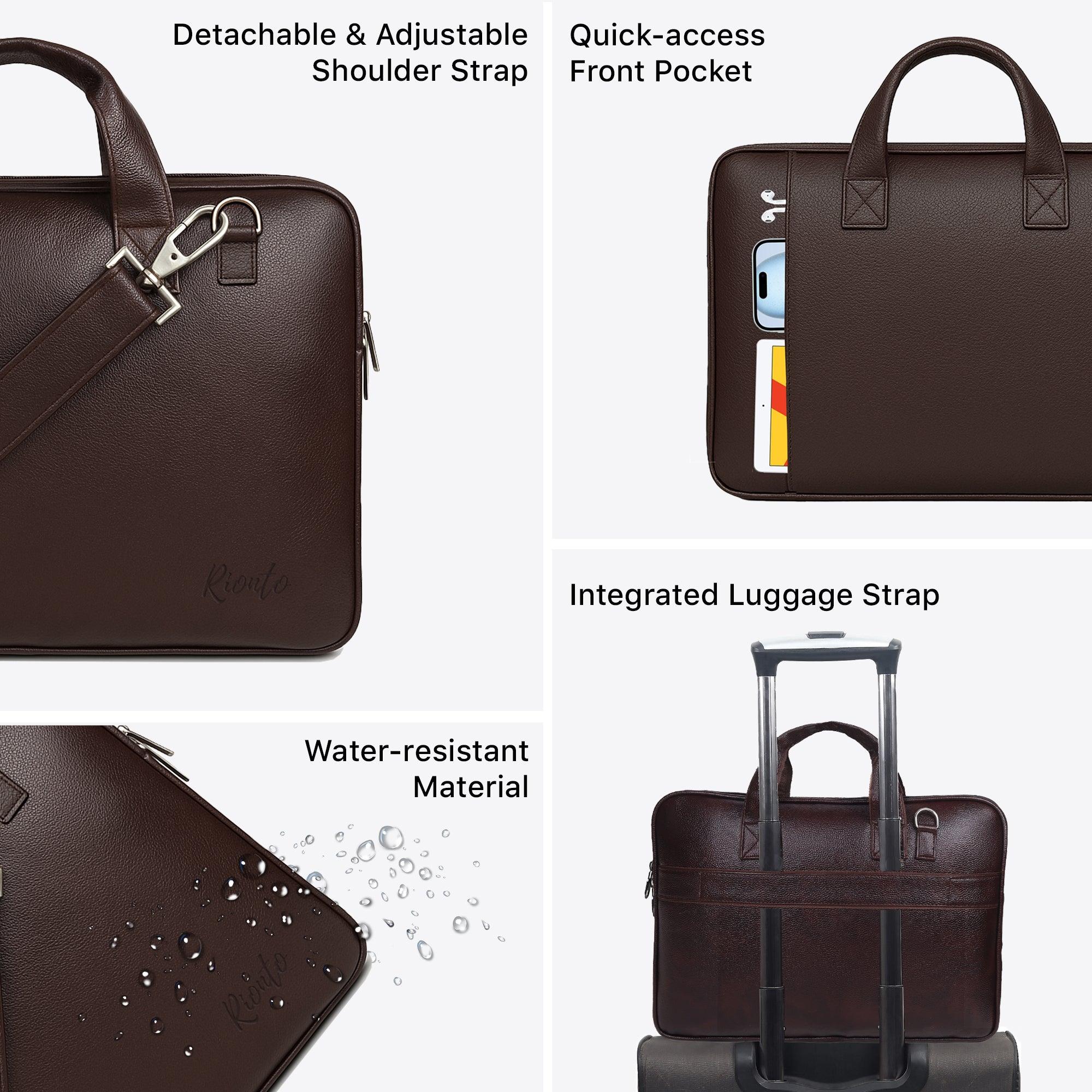 messenger bag with adjustable Shoulder Strap Comes with Water Resistant Quick Access Pocket