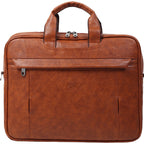 Rionto Edge Laptop Bag Messenger sling bags with Vegan PU leather Textured
