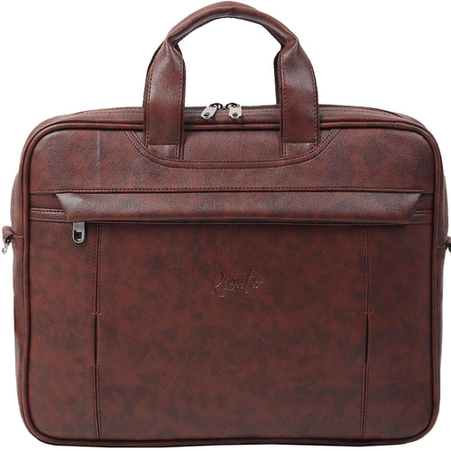 Brown laptop sling bag for office use by men and women