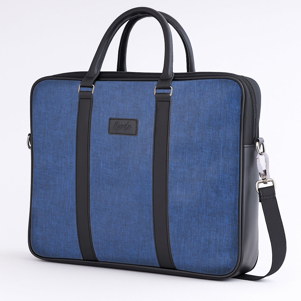 Aero Blue Messenger Laptop Bag – Lightweight Office Bag for Men & Women