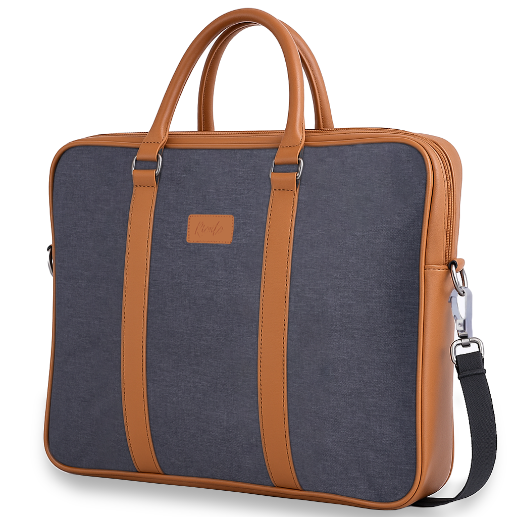 Aero Black Messenger Laptop Office Bag for Men & Women