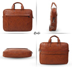 slim messenger shoulder bag for mrn and women vegan leather faux for laptop 13 14 15 15.6 inch