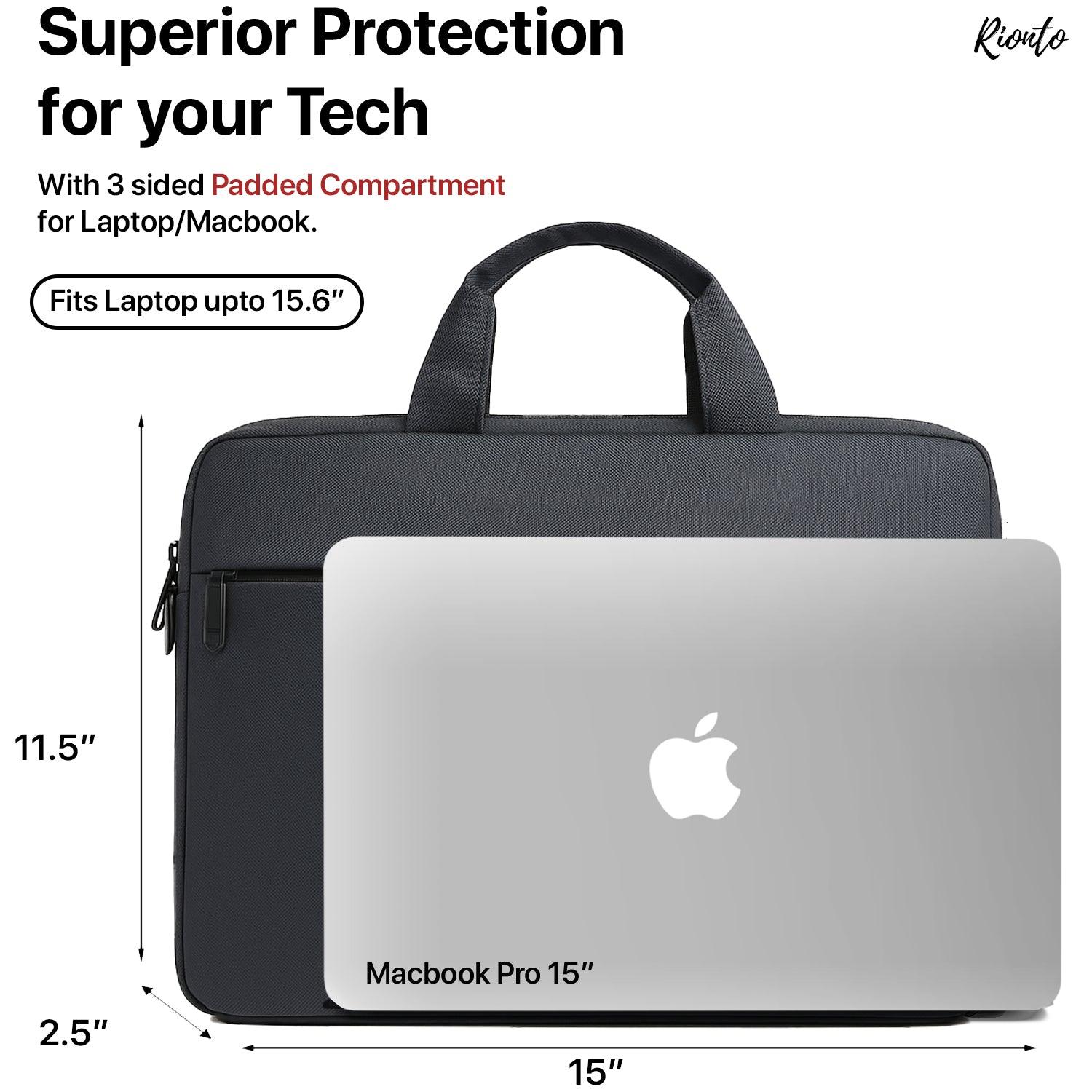 Sleek and durable grey office messenger bag for daily commute