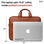 Side bag for men and Women compatible for all laptops up to 15.6 inch and MacBook